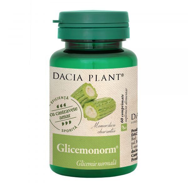 Glicemonorm 60 capsule Dacia Plant