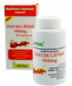Aceite de espino amarillo 900 mg, 40 cápsulas, Hofigal