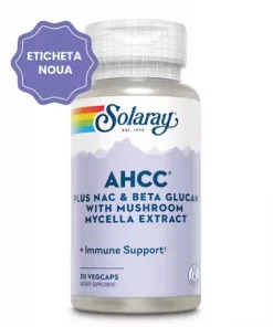AHCC plus NAC & Beta Glucan, 30 capsule, Solary