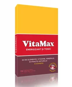 Vitamax Energizant si Tonic, 15 capsule moi, Perrigo
