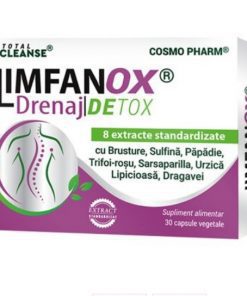 Limfanox Drenaj Detox Total Cleanse, 30 capsule, Cosmopharm