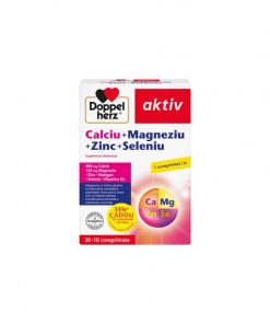 Calciu + Magneziu + Zinc + Seleniu, 30 + 10 comprimate, Doppelherz Aktiv