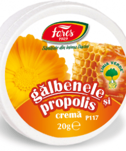 Crema de galbenele si propolis, P117, 20 g, Fares