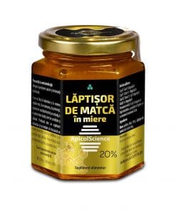 Laptisor de matca in miere 20% Apicol Science, 230 g, Dvr Pharm