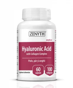 Hyaluronic Acid cu Collagen Complex, 60 capsule, Zenyth